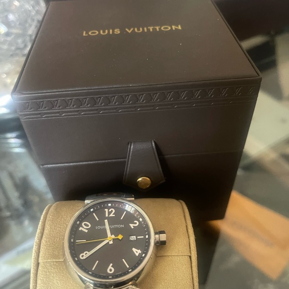 Louis Vuitton tambour monogram watch unisex 1000% authentic - Picture 4 of 12